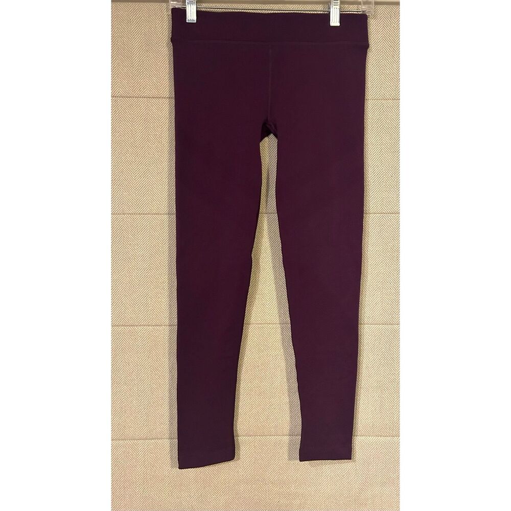Ivivva by lululemon Girls Leggings Size 14 Purple Full Length Textured